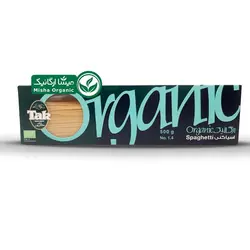 خرید ماکارونی اسپاگتی ارگانیک تک ماکارون - 500 گرم - میشا ارگانیک