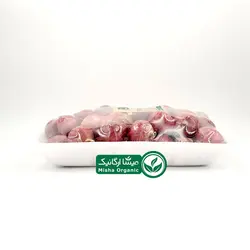 پیاز قرمز ریز ارگانیک آبگینه - 1 کیلوگرم - میشا ارگانیک
