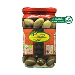 خرید زیتون کنسروالیا درجه یک ارگانیک فدک 700 گرمی - میشا ارگانیک