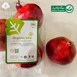 قیمت و خرید انار شیرین تازه باغ ارگانیک سدرا 1کیلویی - میشا ارگانیک
