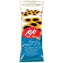 مغز تخمه آفتاب گردان نمکی 40 گرمی مزمز - میوه پک