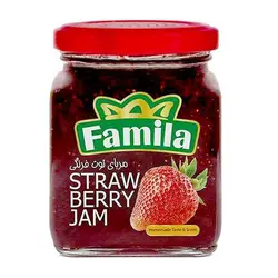 مربا توت فرنگی 300 گرمی فامیلا - میوه پک