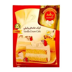 پودرکیک وانیل خامه 500گرمی رشد - میوه پک