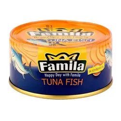 کنسرو ماهی تن در روغن سویا 180 گرمی فامیلا - میوه پک