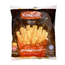 سیب زمینی نیمه سرخ شده منجمد 10*10 750 گرمی کیمبال - میوه پک