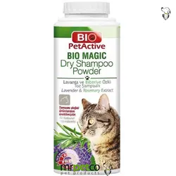 Bio pet active  bio magic شامپو خشک گربه - 150 گرمی