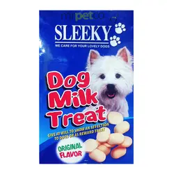 sleeky dog milk treat  قرص کلسیم توله سگ