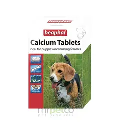 beaphar-calcium tabletsقرص کلسیم دارای موادمعدنی باکیفیت بالا-مناسب سگهای شکاری موجب افزایش کیفیت رشدسگهای جوان وسلامت سگهای شیرده