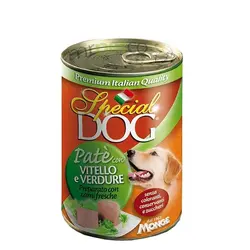 Special dog_ کنسرو سگ  با طعم گوساله و سبزیجات  400g