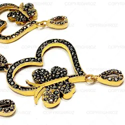 ‏‌‎نیم ست زنانه نگین دار مدل 285