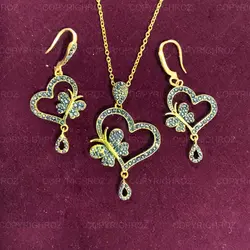 ‏‌‎نیم ست زنانه نگین دار مدل 285