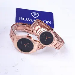 ست ساعت مچی زنانه مردانه Romanson مدل 475
