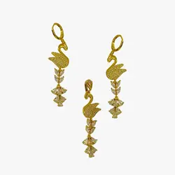 نیم ست زنانه اتمی طرح قو مدل243