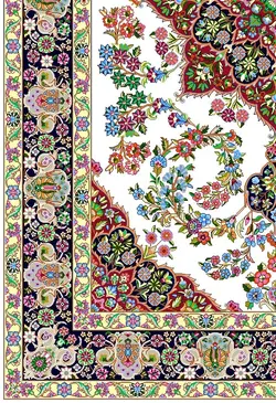 طرح قالی یزدلچ وترنج،22-10