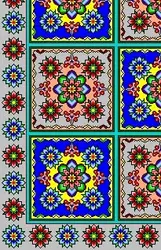 نقشه شطرنجی قالیچه،s12-175