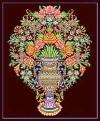 نقشه سنتی دسته گل ،s8-685