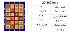 نقشه عددی گلیم،k20-362