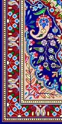 نقشه سنتی قالیچه کرمان،s10-280