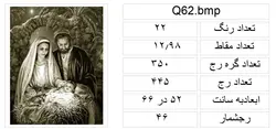 طرح تندیس تولد حضرت عیسی،PLANQ62