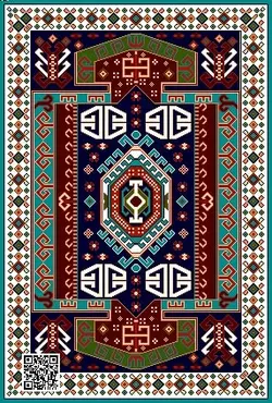 طرح قالیچه ایلی  وعشایری،plan12/2271/1