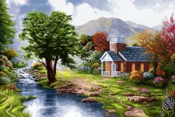 نقشه عددی تابلو فرش منظره،kmkr1