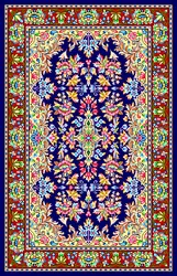 نقشه  شطرنجی قالی کرمان ،s10-361