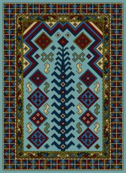 فایل طرح گلیم f20-141