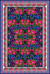 نقشه  شطرنجی قالی اسفندقه s12-66
