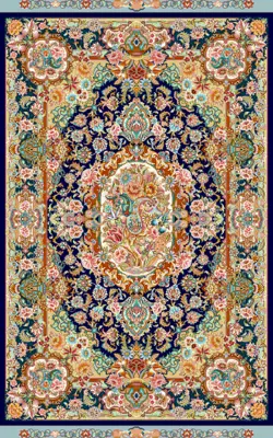 نقشه شطرنجی قالی s10-305