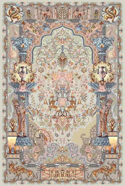 نقشه شطرنجی قالی s10-346