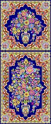 نقشه شطرنجی مبل قالی
