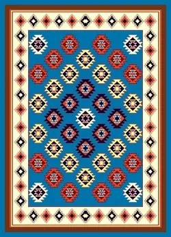 نقشه شطرنجی گلیم سادهs20-113-1