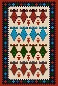 نقشه گلیم ساده