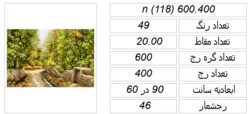 فایل نقشه تابلو فرش منظره،fn118