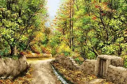 نقشه تابلوفرش منظره ،kn118