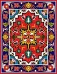 نقشه عددی قالیچه کوچک k8-478