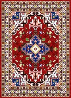 فایل نقشه قالی،f10-349