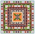نقشه شطرنجی گلیم s20-222