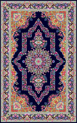نقشه سنتی قالی کرمان،s10-825