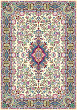 نقشه سنتی قالی کرمان،s10-824