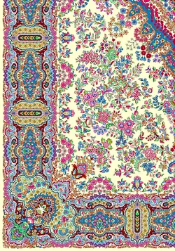 نقشه سنتی قالی کرمان،s10-824