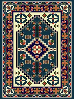 نقشه عددی قالیچه،k12-121
