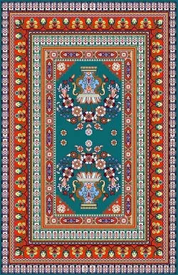 فایل طرح قالی گلیم f20-221