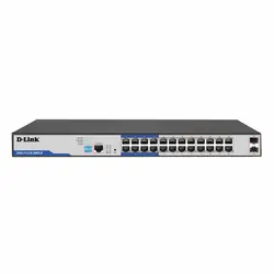 سوئیچ شبکه  PoE دی لینک DGS-F1210-26PS-E