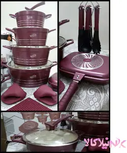 سرویس قابلمه 23 پارچه نانو گرانیت اورانا