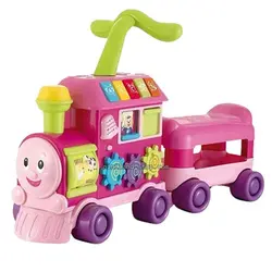 قطار واکر چند کاره صورتی 008030 وین فان Winfun