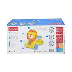 واکر کودک موزیکال سه کاره طرح شیر winfun مدل 00855