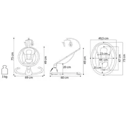 تاب برقی نوزاد بروی Brevi مدل Dea 668