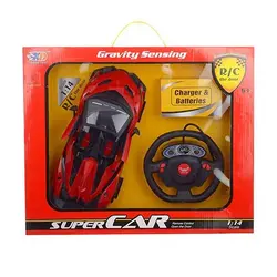 اسباب بازی ماشین کنترلی لامبورگینی فرمانی Super Car
