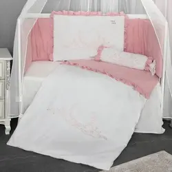 سرویس خواب 7 تکه طرح Flowers شو بی بی Show Baby رنگ صورتی